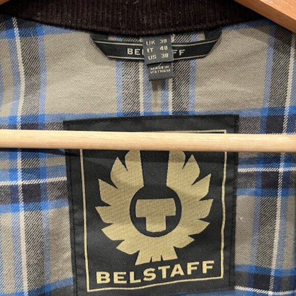 Belstaff Mens Kelland Wax Jacket Black Size 38 - Picture 3 of 4